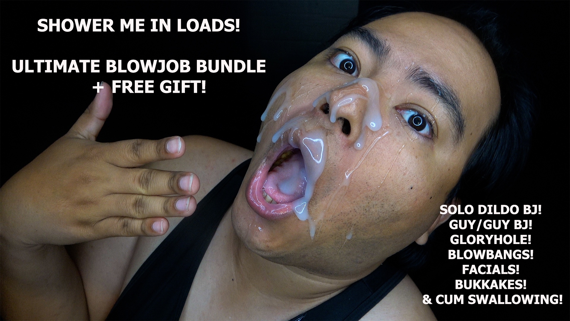 Shower Me In LOADS! Ultimate Blowjob Bundle PLUS FREE GIFT!