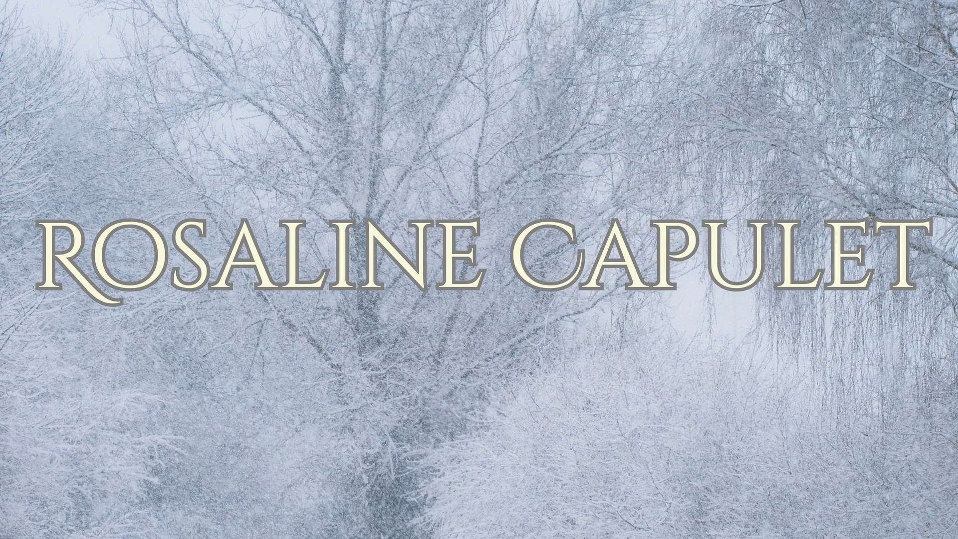 Rosaline Capulet header