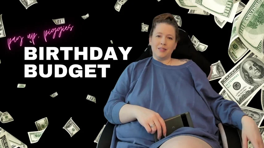 Birthday Budget