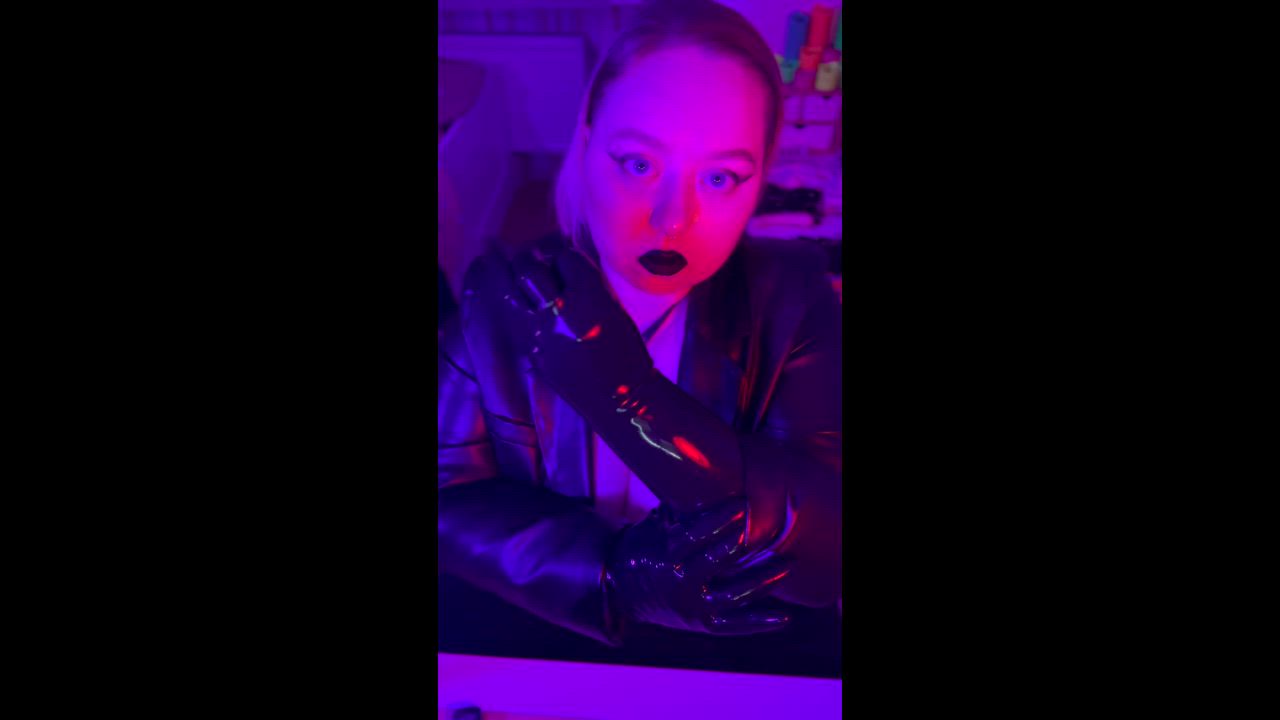 Latex Gloves ASMR