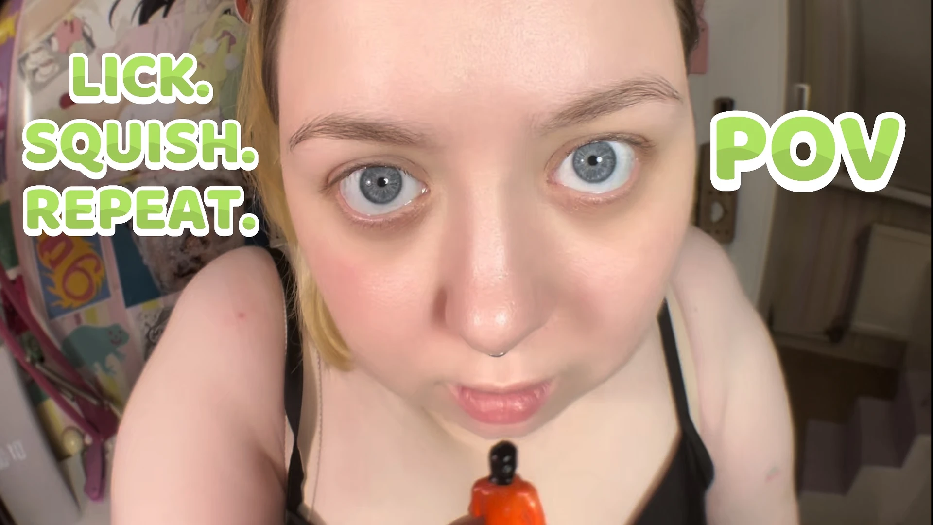 Lick. Squeeze. Repeat. (Giantess POV)