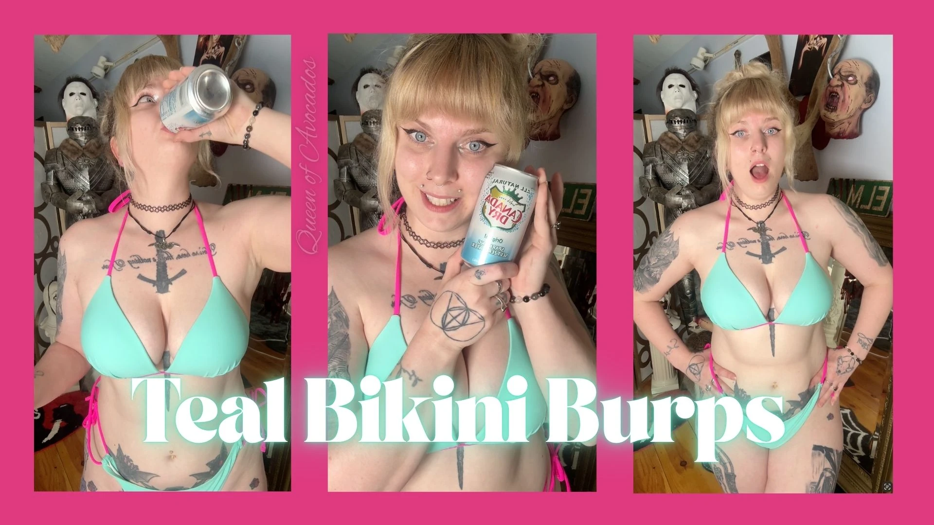 Teal Bikini Burps