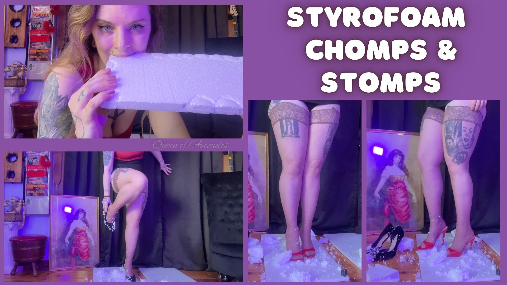 Styrofoam Chomps & Stomps