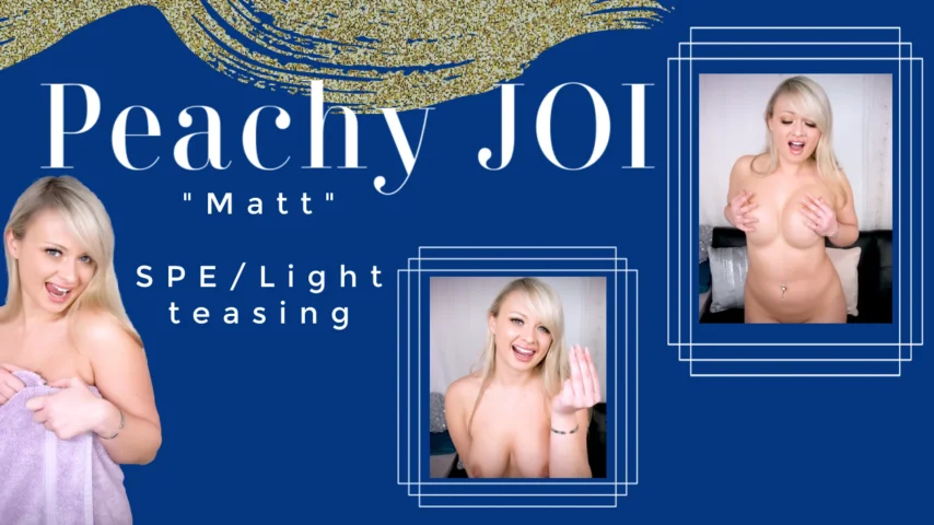 Personalised JOI With Spe/Teasing