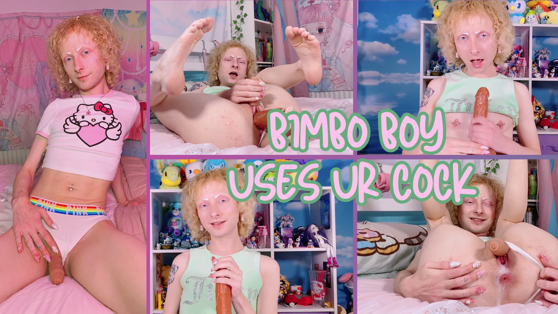 Bimbo Boy Uses Your Cock