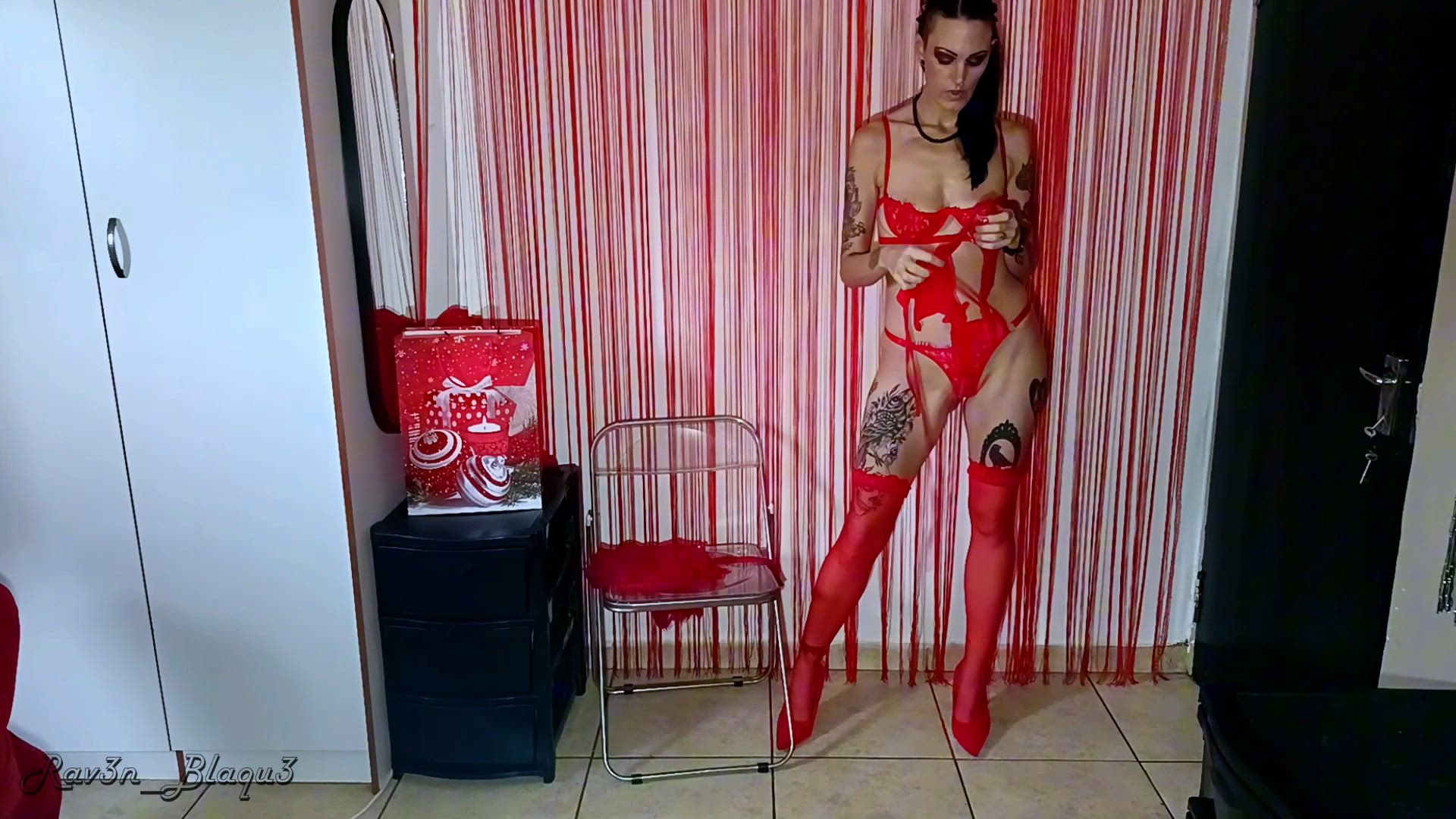 Santa’s Naughty Secret: A Festive Striptease