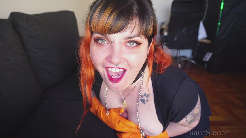 StepMommy Jerks You Off With Gloves On - POV