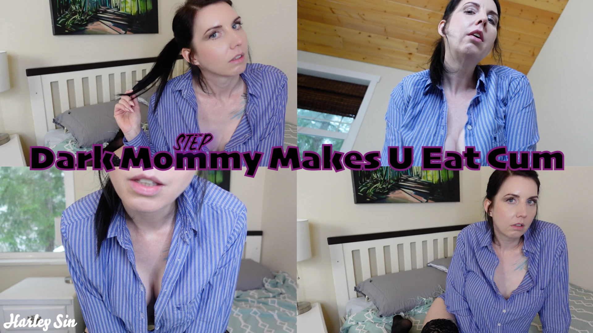 Dark stepMommy Makes U Eat Cum
