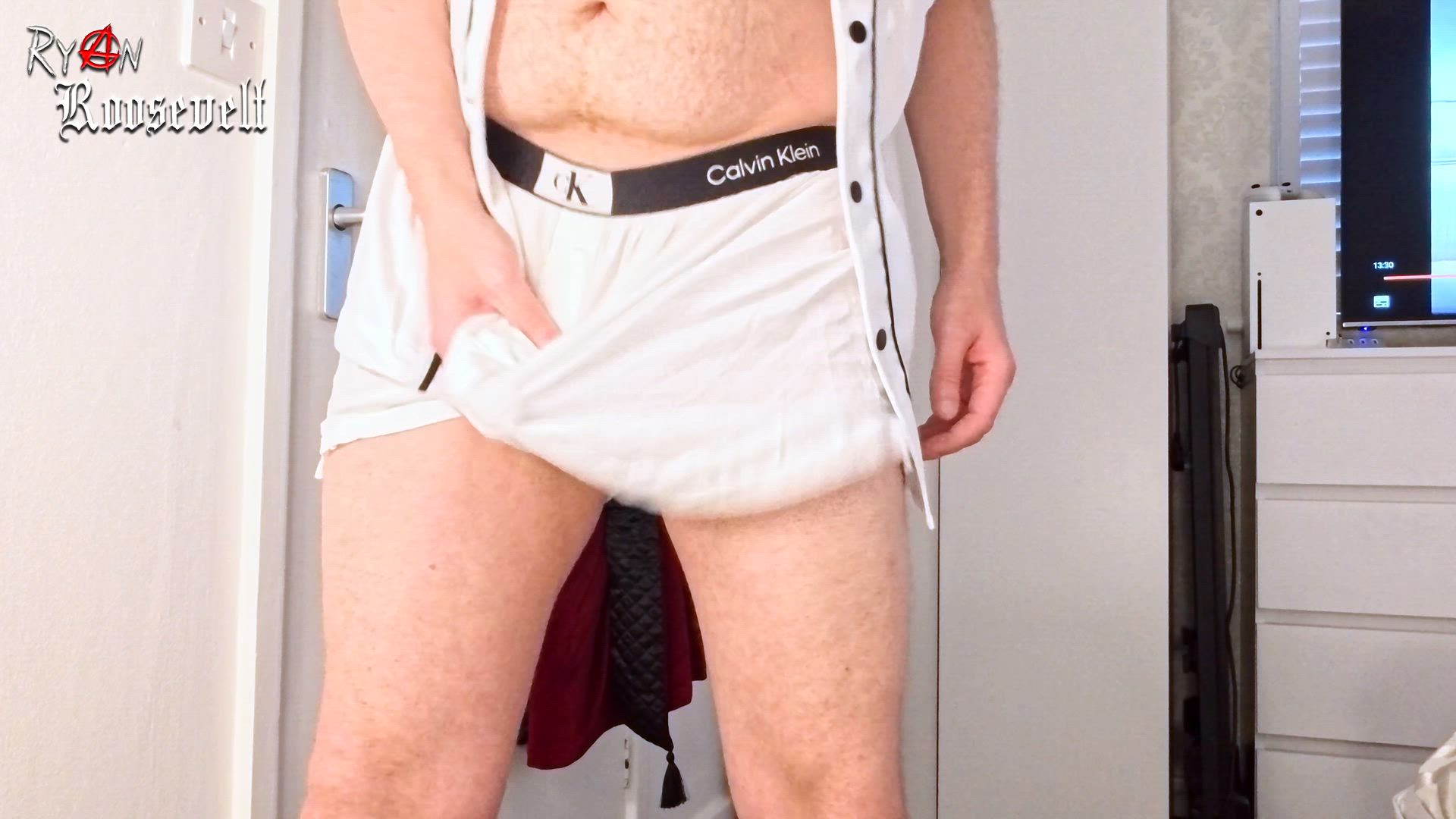 Pitching A Tent In The Wind And My Cock Comes Out