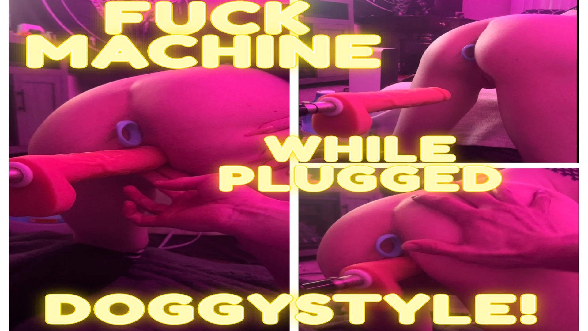 Fuck Machine Session, Double Penetration, Doggystyle 😏