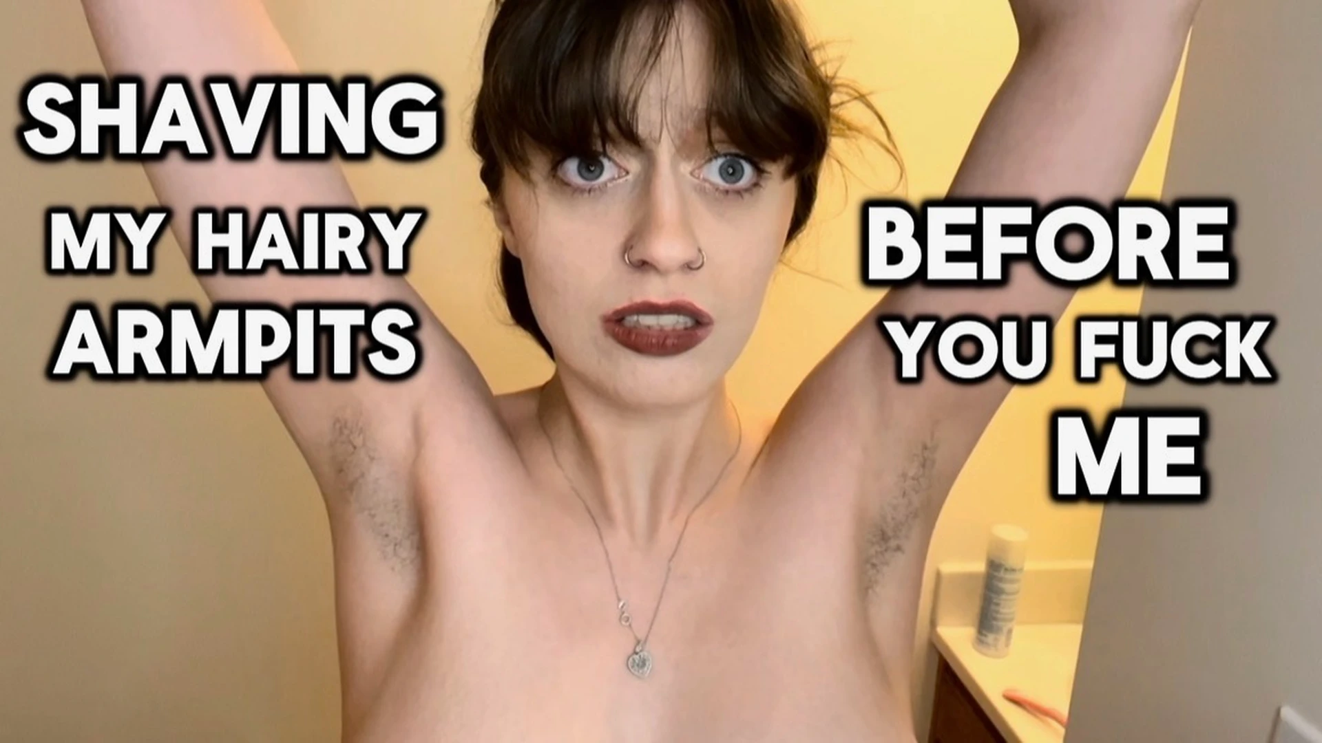 Armpit Shaving before u fuck me