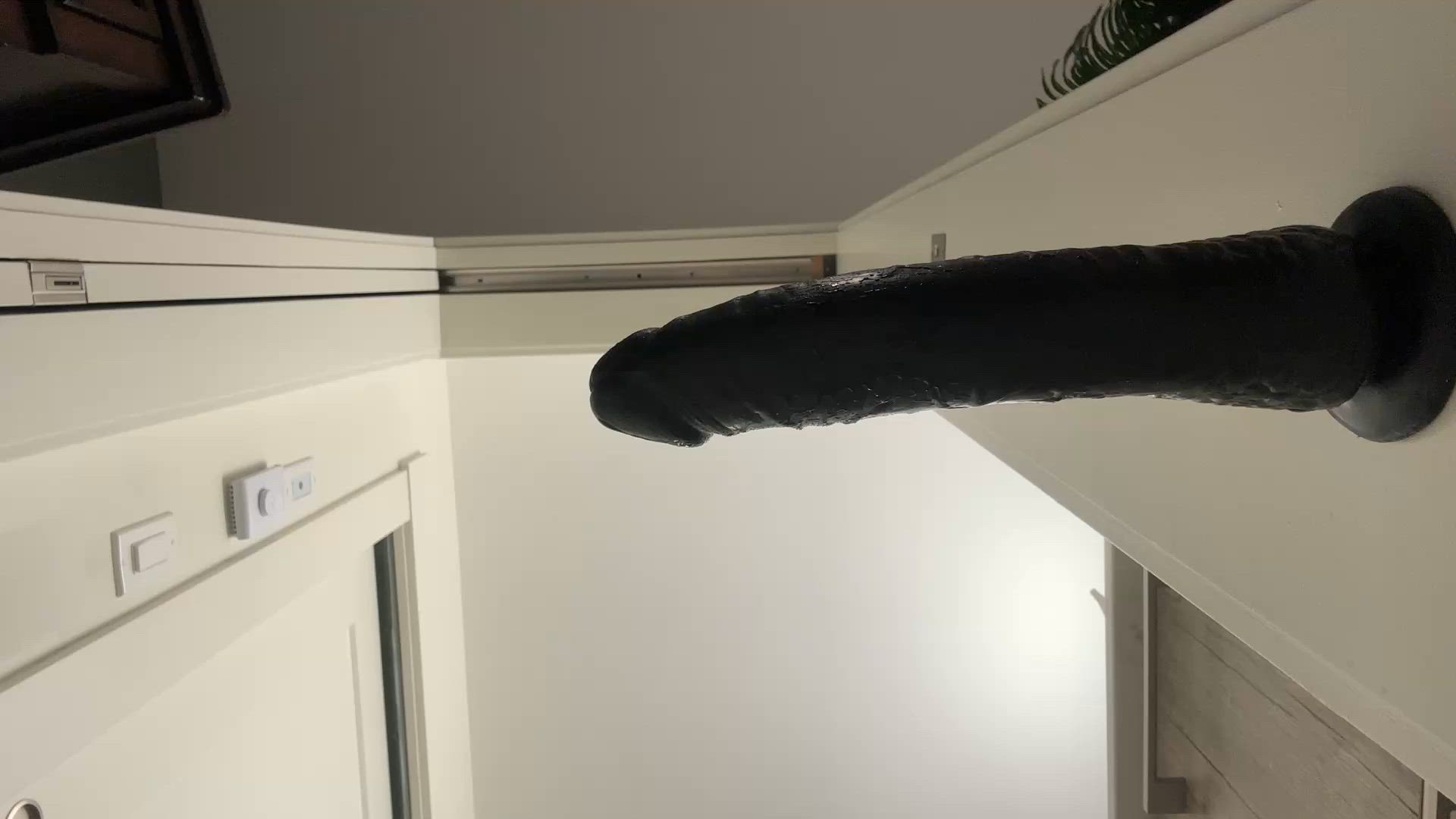 more ass fucking with my black dildo