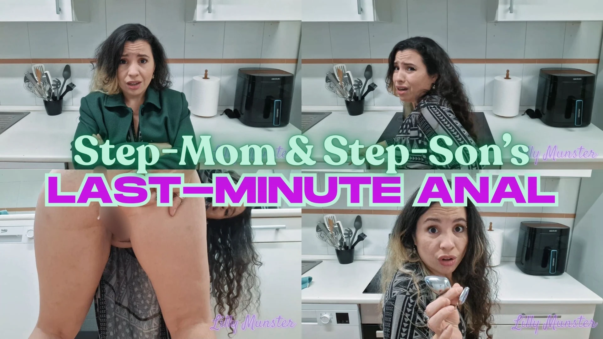 Step-Mom And Step-Son's Last-Minute Anal Before Their Flight