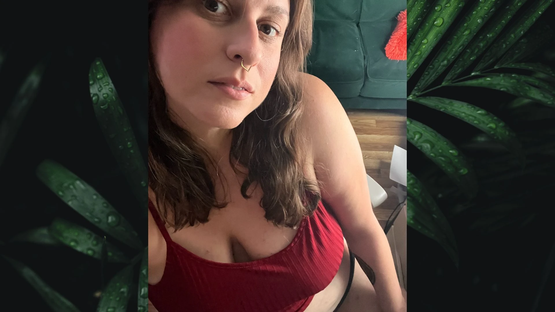 oil my boobs with me