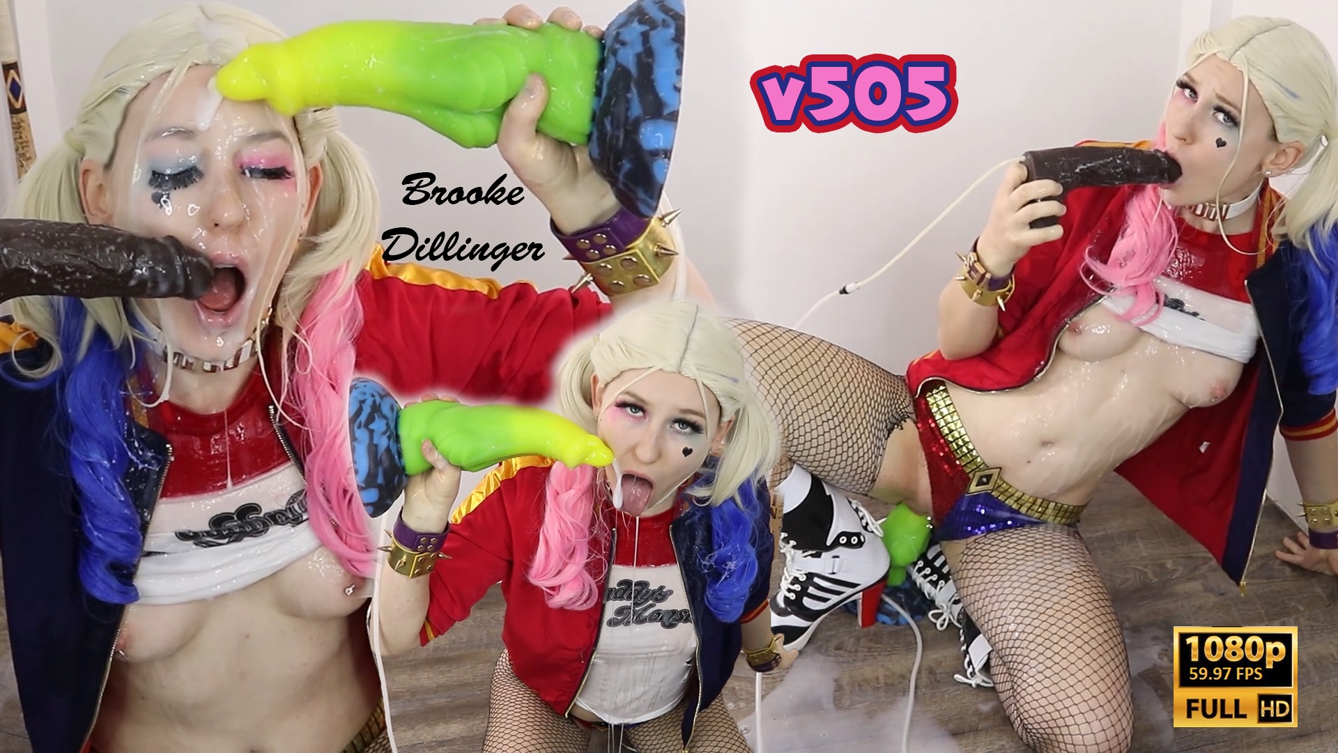 v505 Harley Quinn Bukkake Gangbang