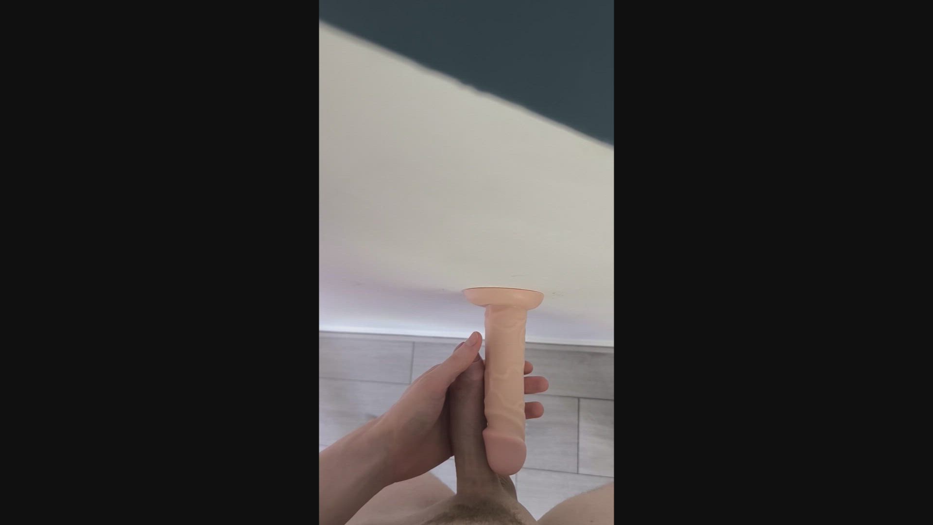 Frotting With My Dildo and Cum Over It
