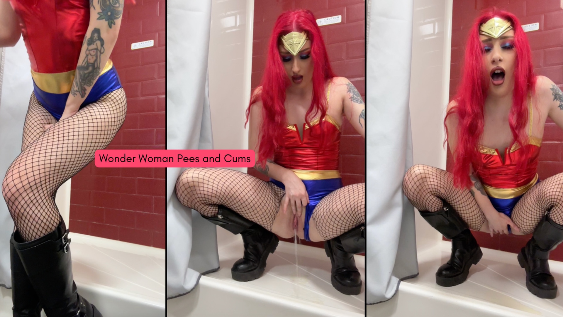 Wonder Woman Pees and Orgasms