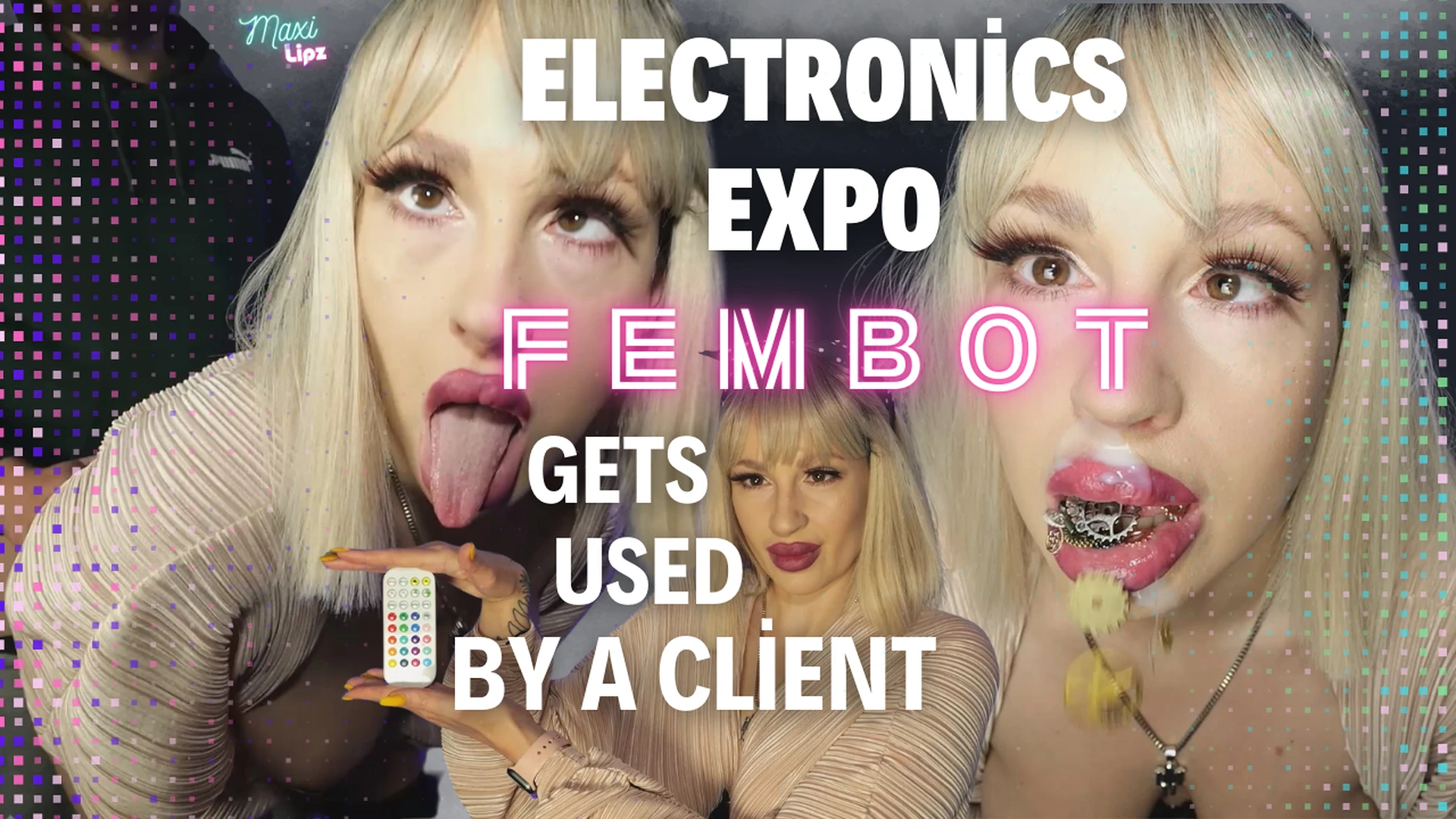 Electronics Expo Fembot Gets Used By A Client