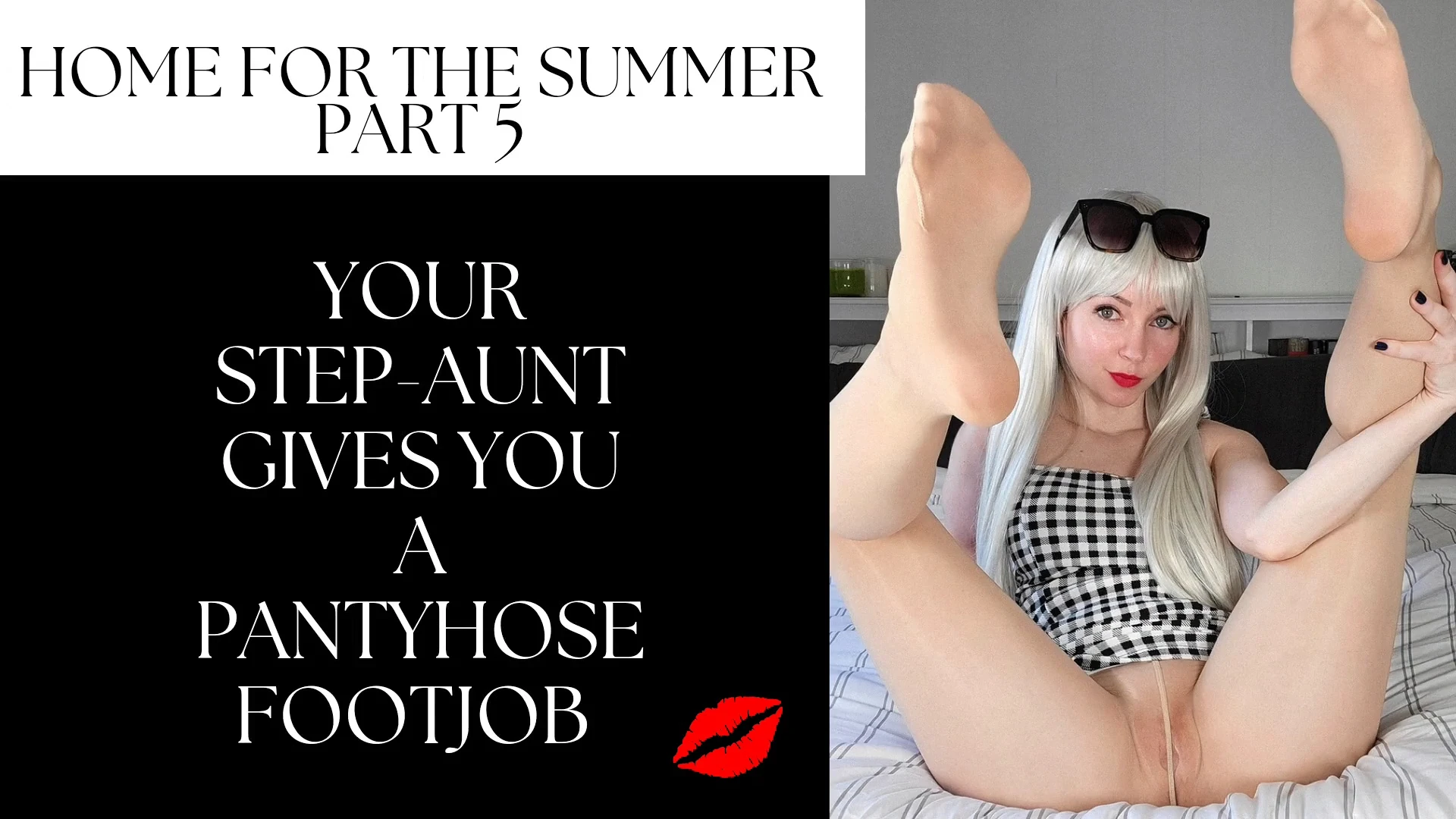 Step-unty Nylon Footjob