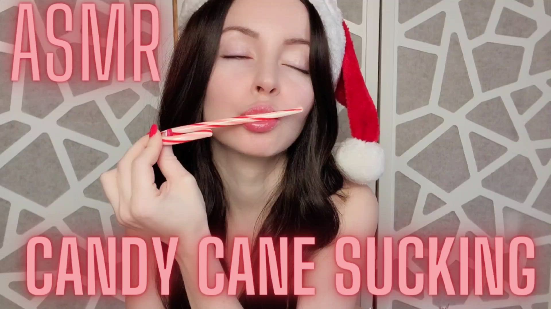 ASMR - Candy Cane Sucking