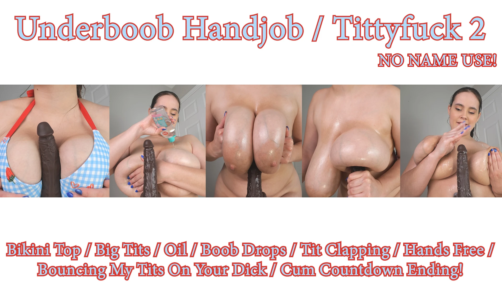 Underboob Handjob / Tittyfuck 2!