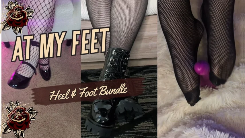 At My Feet | Heel & Foot Worship Bundle