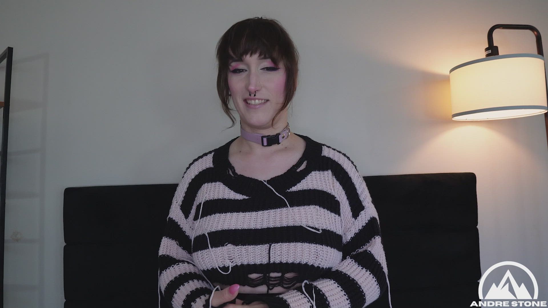 Goth Trans Hottie Nikki Mayhem Takes Her First Pornstar Dick & Facial