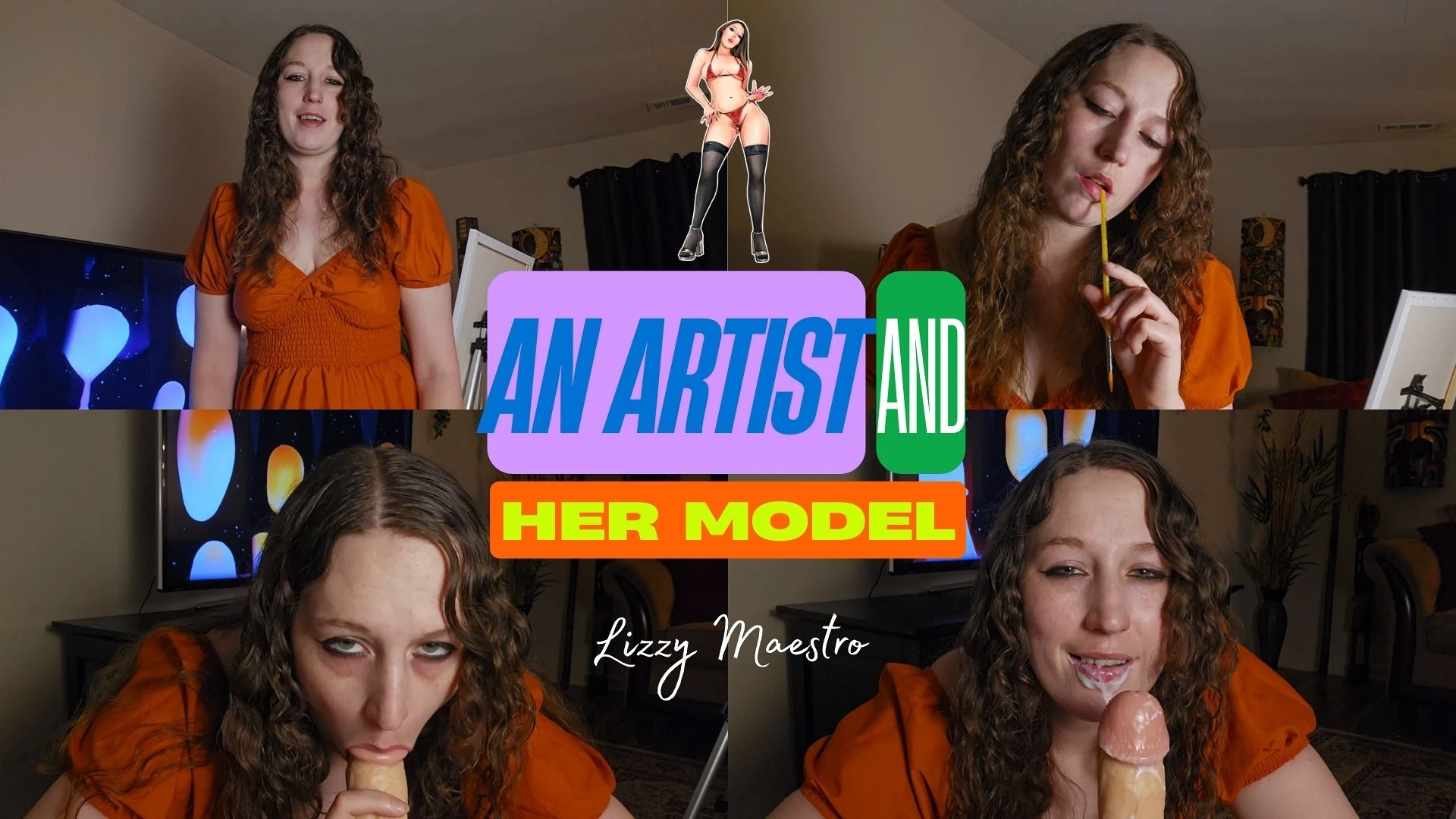 An Artist and Her Model