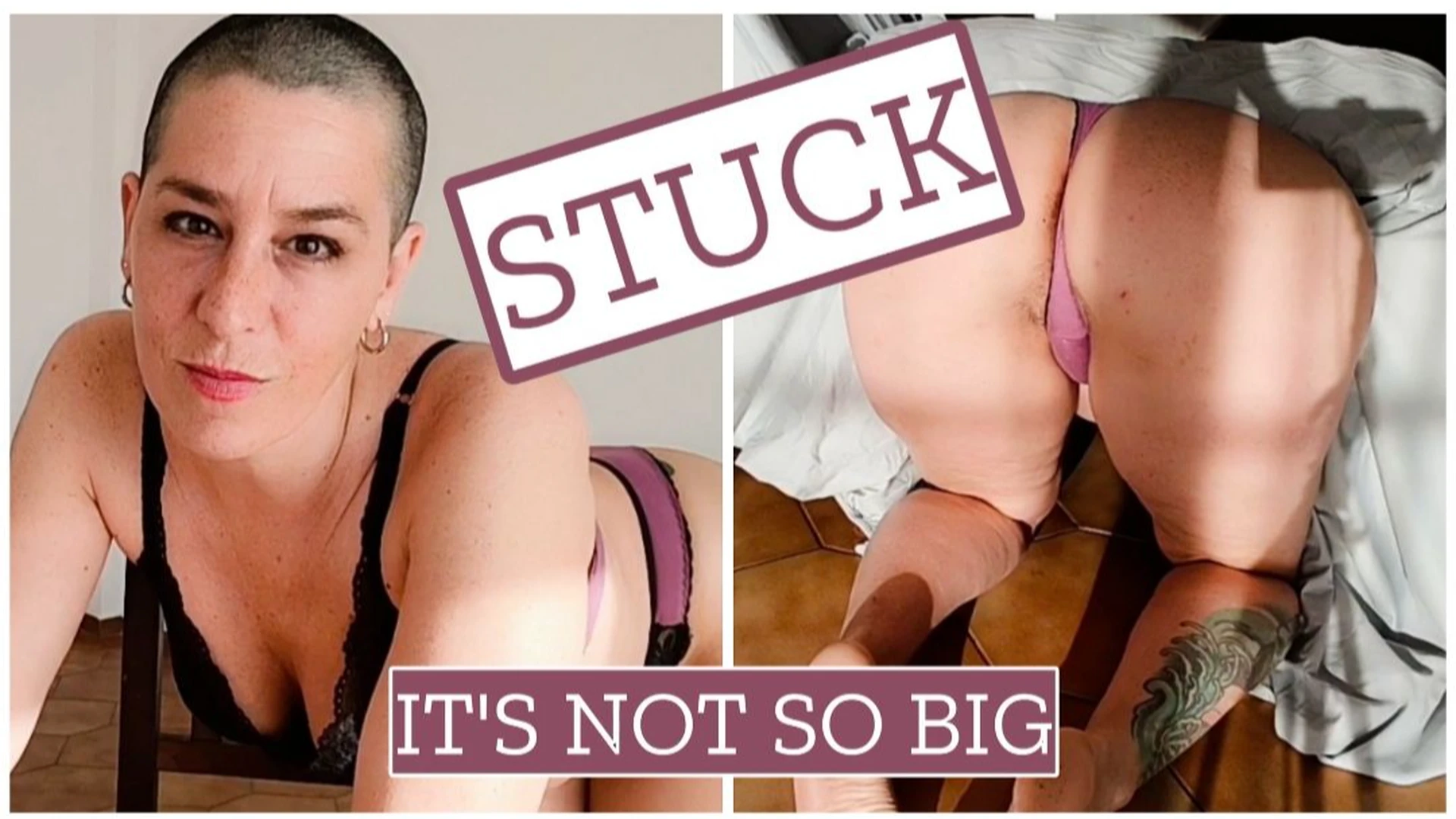 HUGE STUCK ASS - it's not so big!