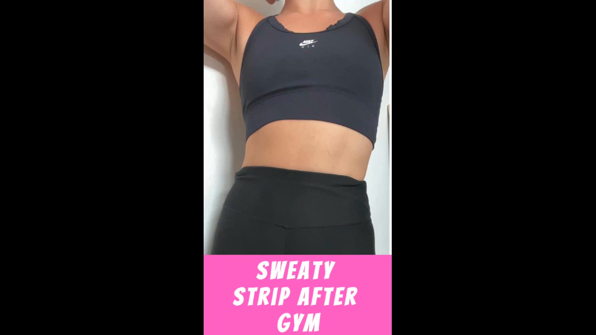 Sweaty Strip After the Gym