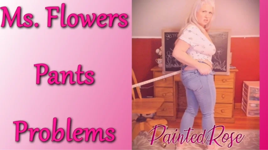 Ms. Flowers Pants Falling Butt Crack Problems Enf
