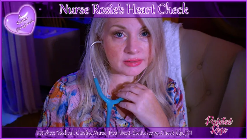 Nurse Rosie's Heart Check: Medical Fetish Stethoscope JOI