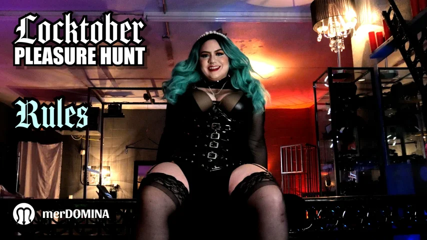 Locktober Pleasure Hunt: Rules - MerDomina Explains How to Play Her Game