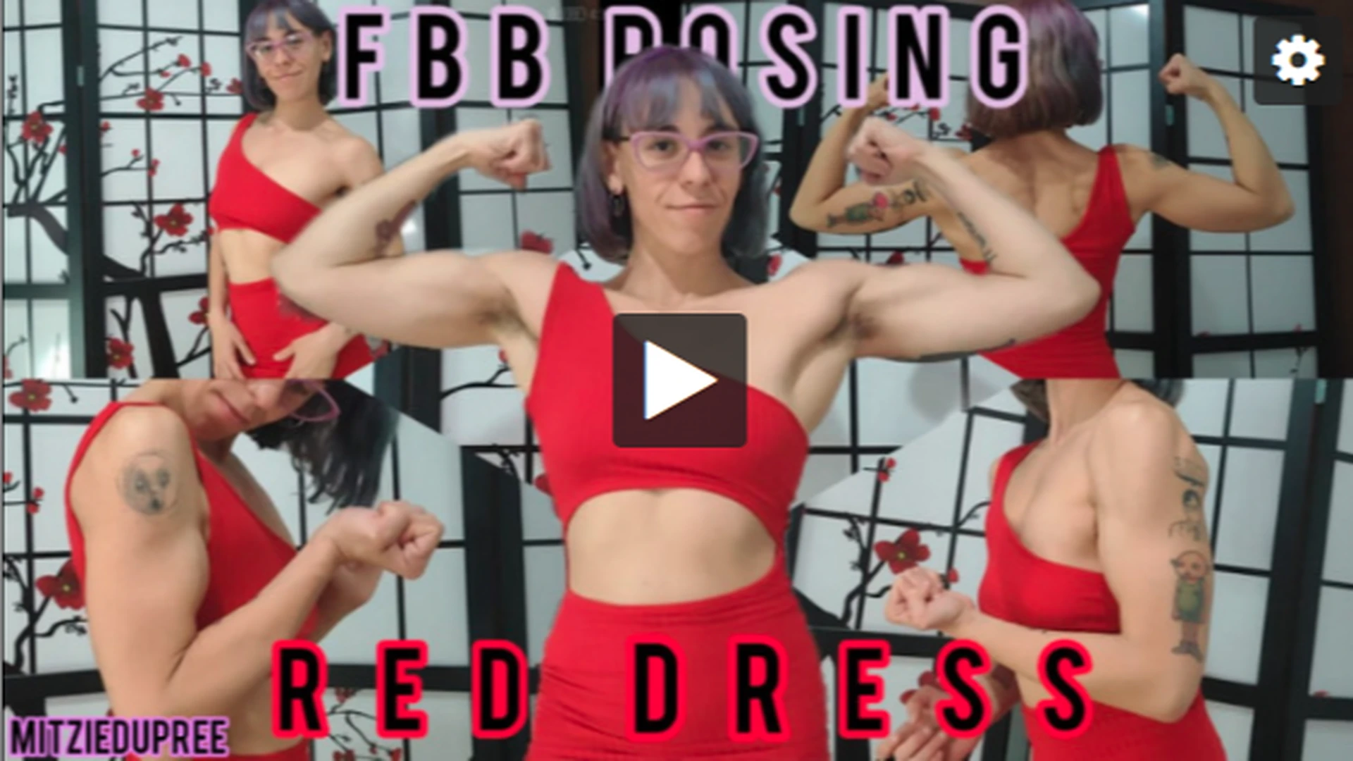 FBB Possing Red Dress