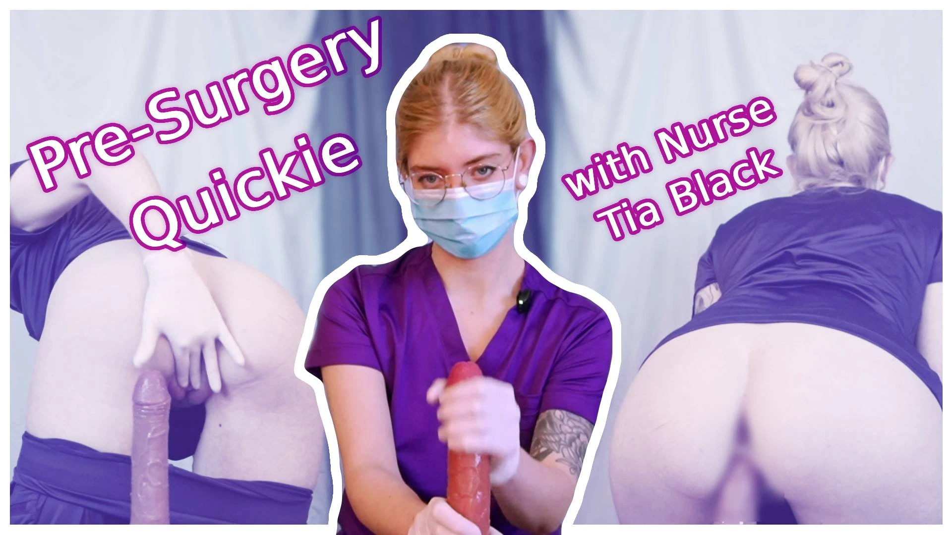 Helpful Nurse Tia Black Empties Your Balls Before Surgery - POV Handjob, Sex, Dirty Talk