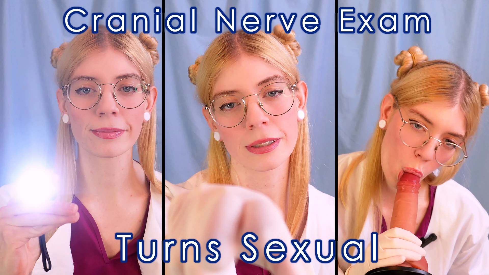 ASMR Doctor Exam Turns Sexual - Casual Talk Doctor Examination Turned into Dirty Talk, POV Blowjob