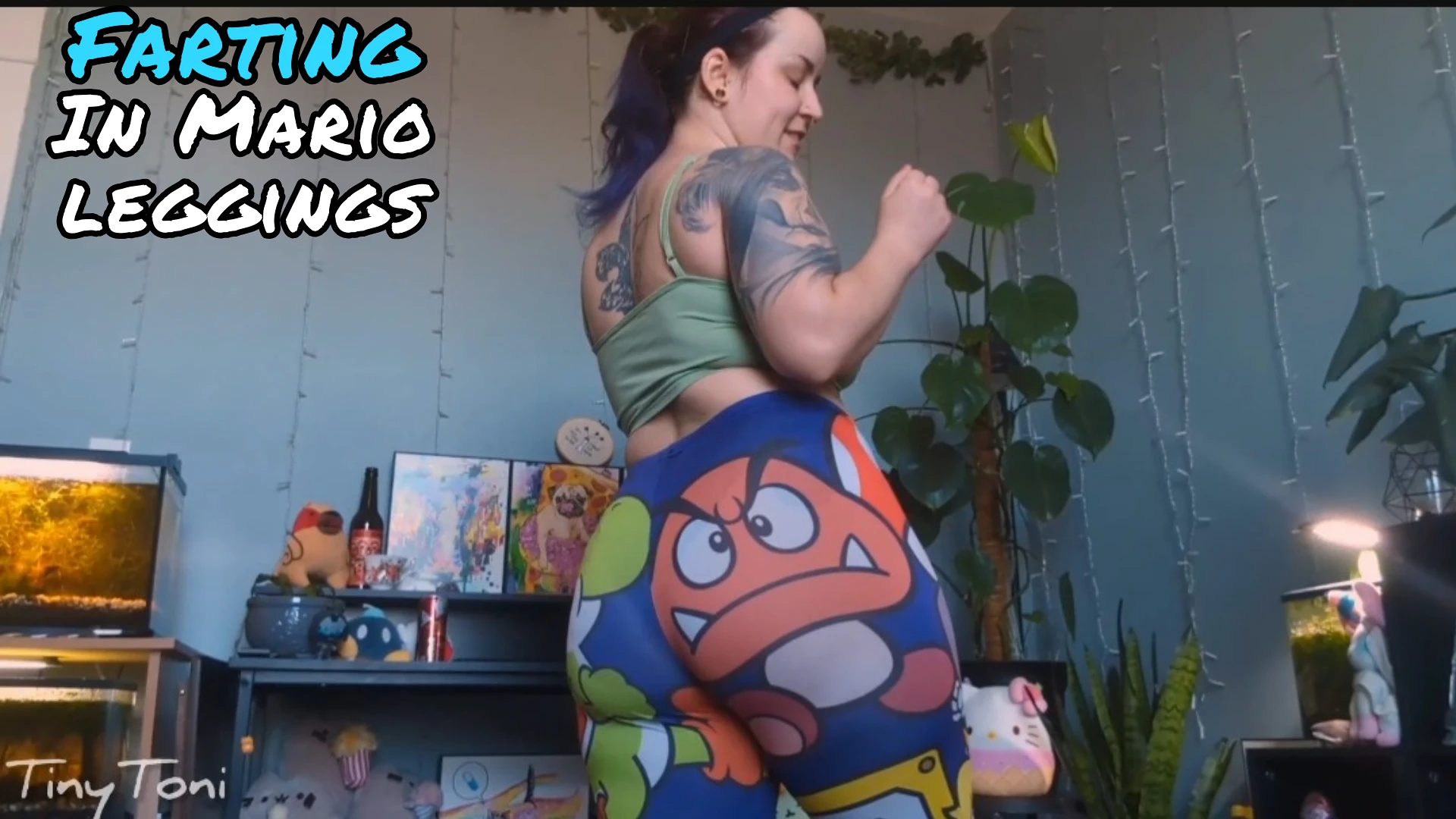 Farting In Mario Leggings