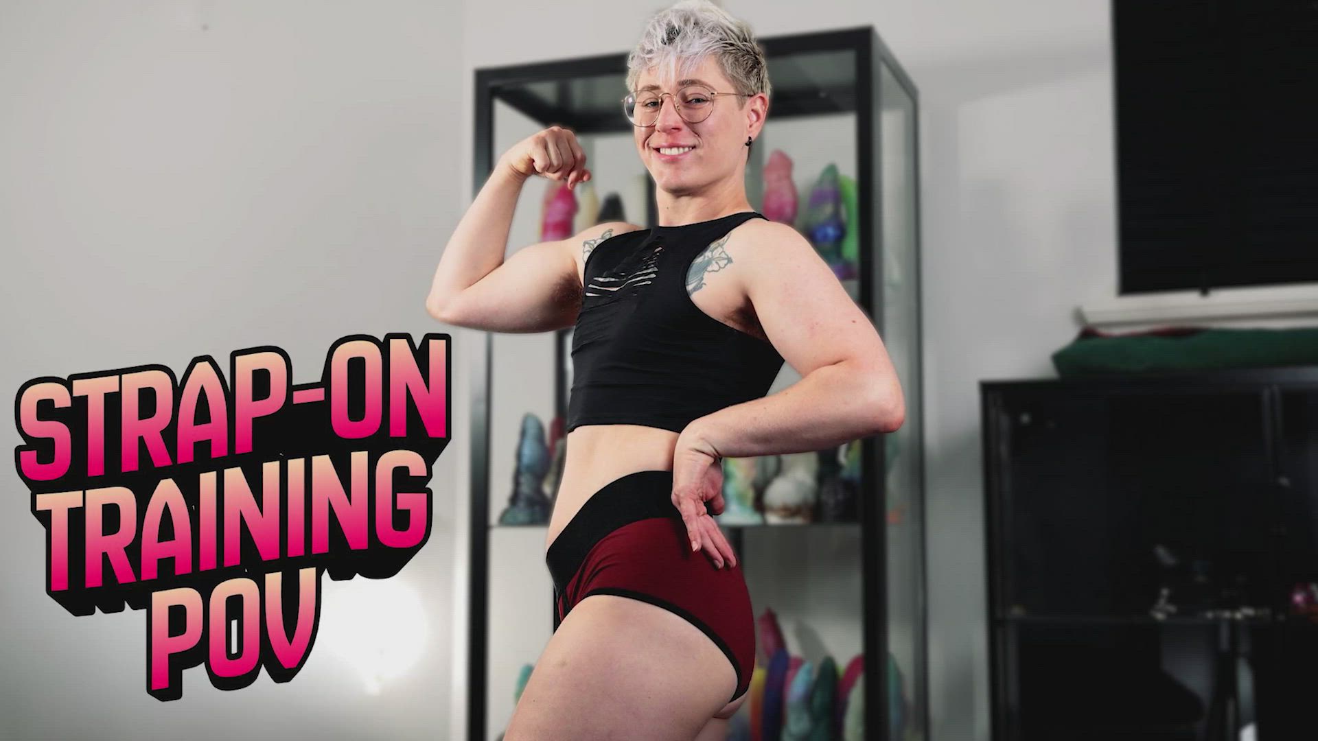 Strap-on POV Training for Pegging - NB Jaq Quicksilver Pegs You for Your First Time