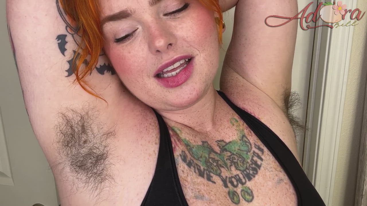 Workout Bra Hairy Armpit JOI