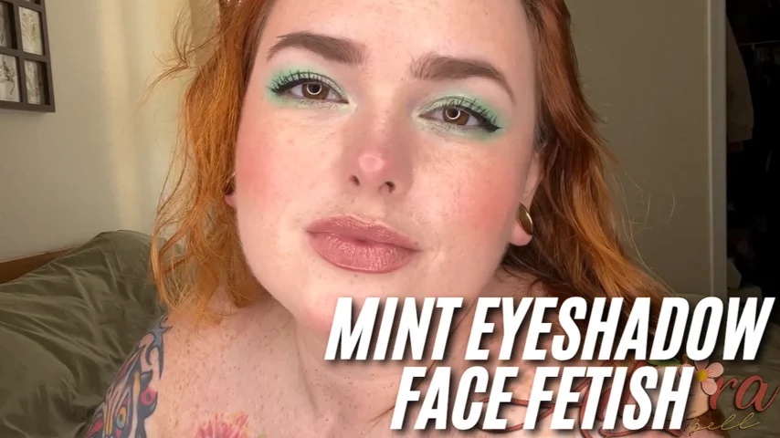Mint Eyeshadow Face Fetish