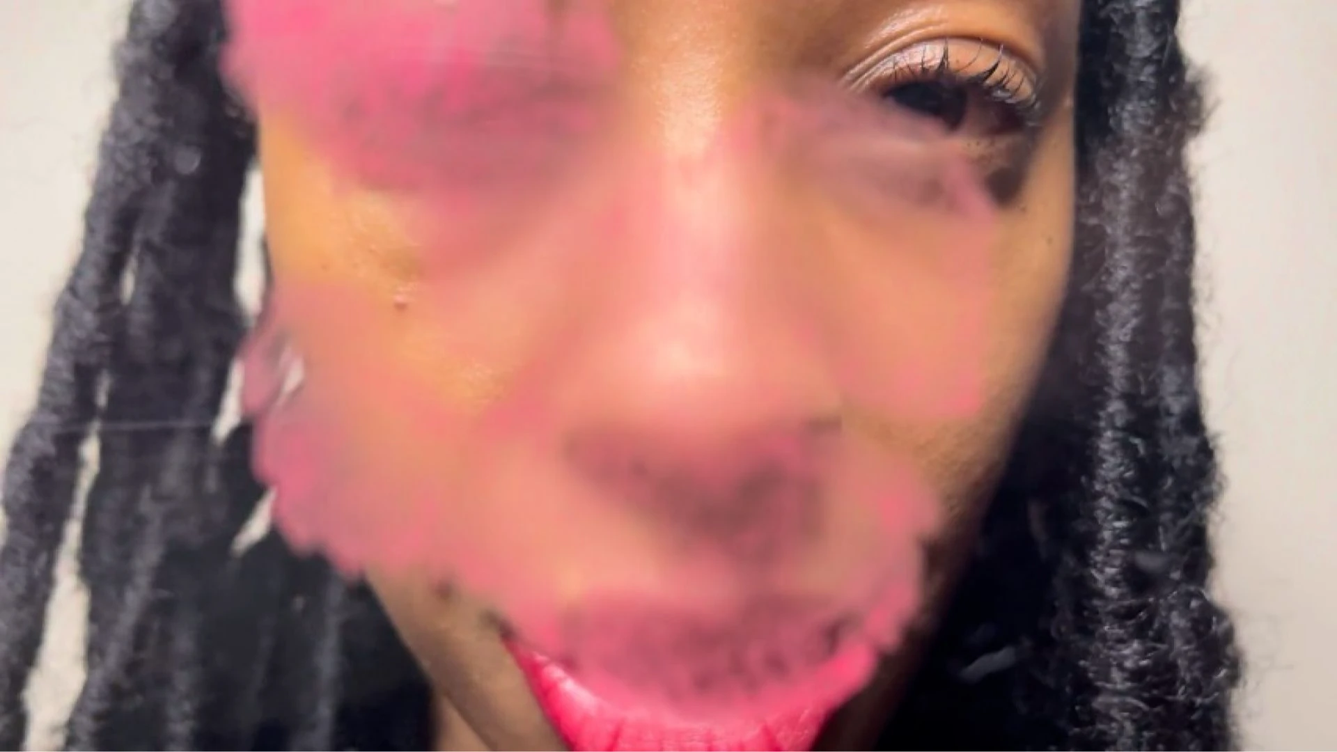 Giantess Pink Foxx Giving Gentle Kisses