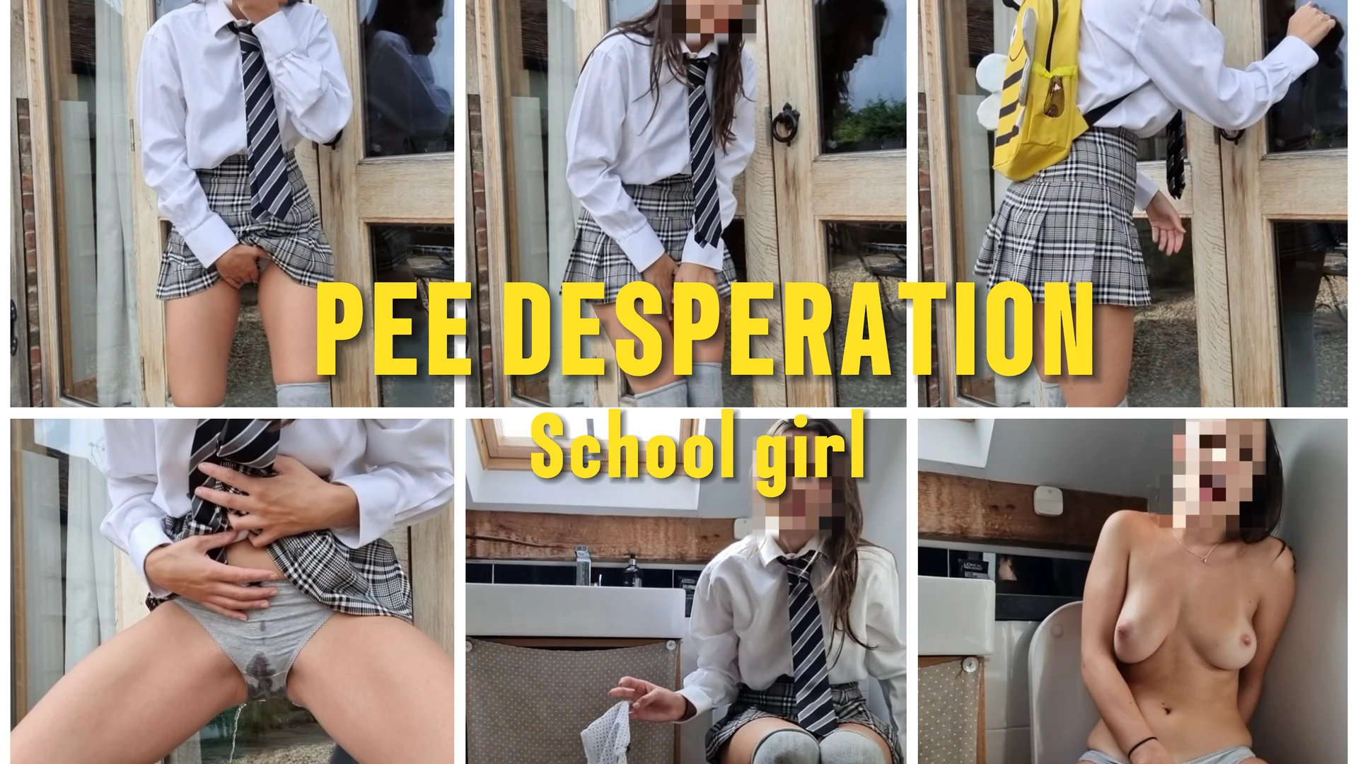 Schoolgirl Pee Desperation