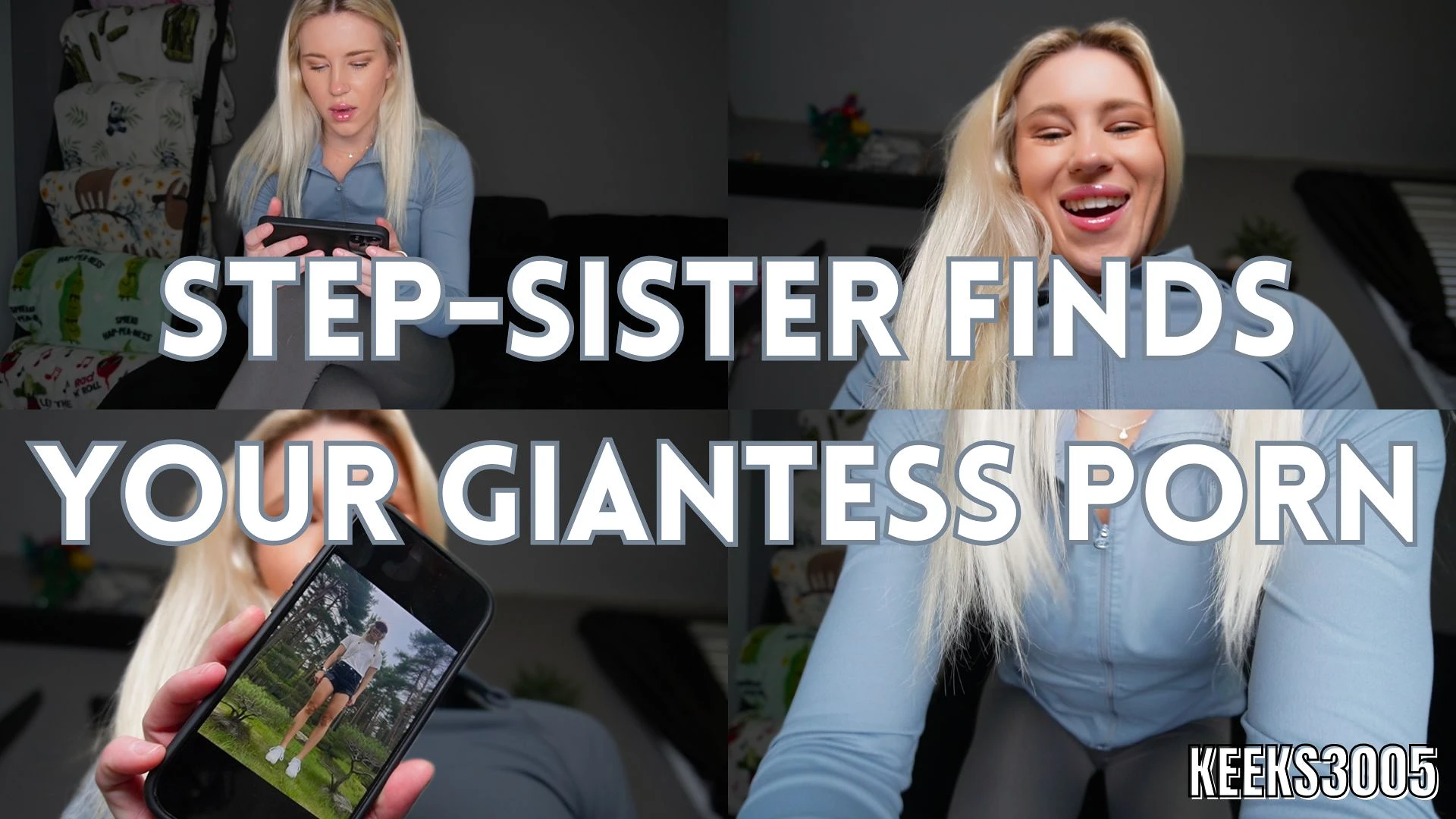 Step-Sister Finds Your Giantess Porn