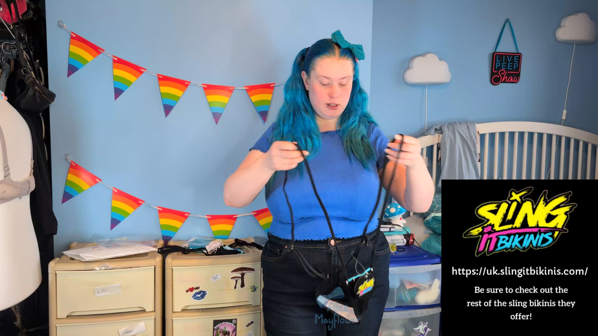 Birthday Sling Bikinis Unboxing - Solo Girl