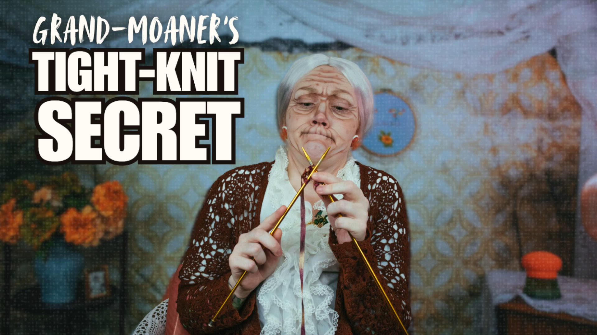 Grand-Moaner's Tight Knit Secret - GILF Next Door drains your balls with a gummy blow job POV